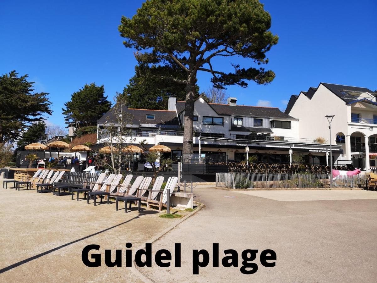 Maisonnette T2 Bord De Mer Guidel Plage Екстериор снимка